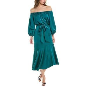 Sachin & Babi Kai Off the Shoulder Dragonfly Gown Womens Size 6